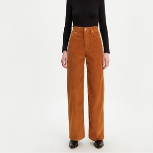 Levi’s ribcage wide leg cords